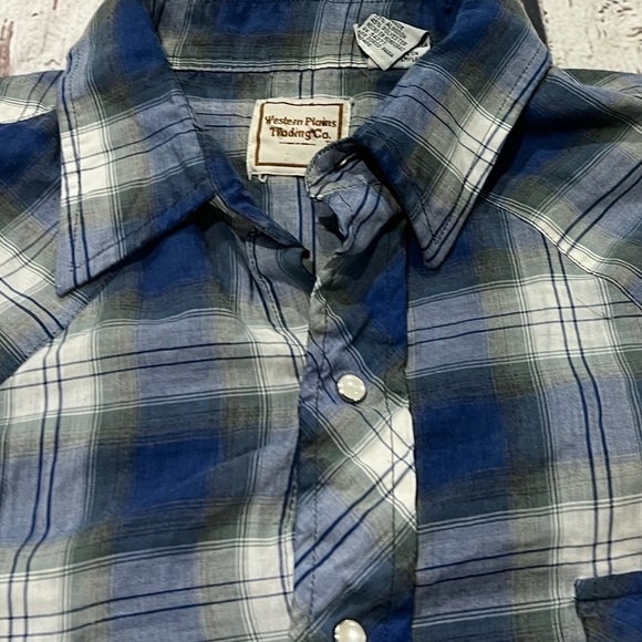 Western Plains Rockabilly Cowboy Pearl Snap Long Sleeve Shirt - Picture 4 of 5